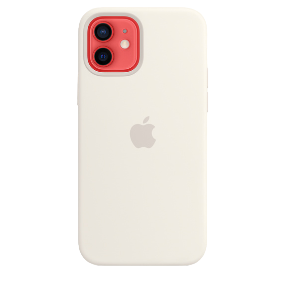 Силиконовый чехол для iPhone 12mini с MagSafe - Белый Силиконовый чехол для iPhone 12mini с MagSafe - Белый