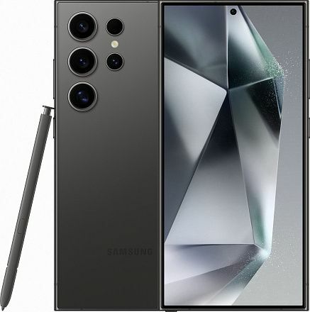 Смартфон Samsung Galaxy S24 Ultra 256 ГБ черный титан Смартфон Samsung Galaxy S24 Ultra 256 ГБ черный титан