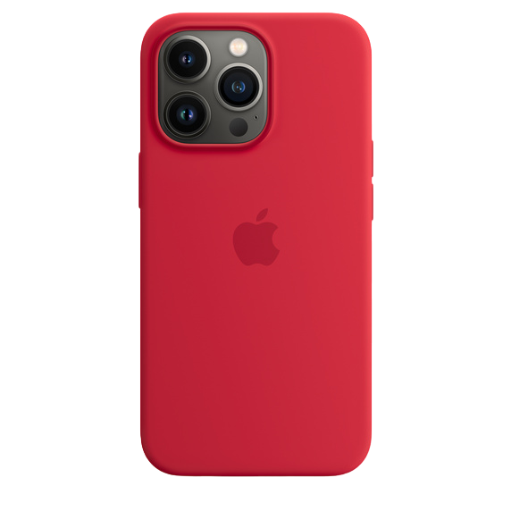 Силиконовый чехол для iPhone 14 Pro с MagSafe - КРАСНЫЙ Силиконовый чехол для iPhone 14 Pro с MagSafe - КРАСНЫЙ