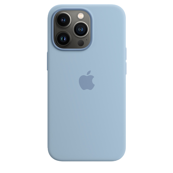 Силиконовый чехол для iPhone 14 Pro с MagSafe - синий туман Силиконовый чехол для iPhone 14 Pro с MagSafe - синий туман