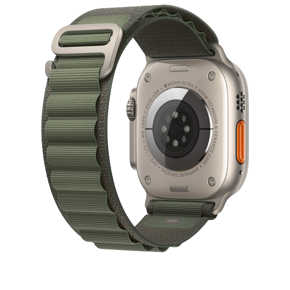 Ремешок для Apple Watch Ultra 49 мм Зеленая альпийская петля - Средняя