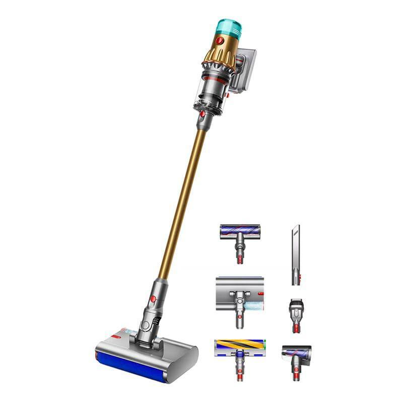Беспроводной вертикальный пылесос Dyson V12s SV46 Detect Slim Submarine Compllete Gold/Gold Беспроводной вертикальный пылесос Dyson V12s SV46 Detect Slim Submarine Compllete Gold/Gold