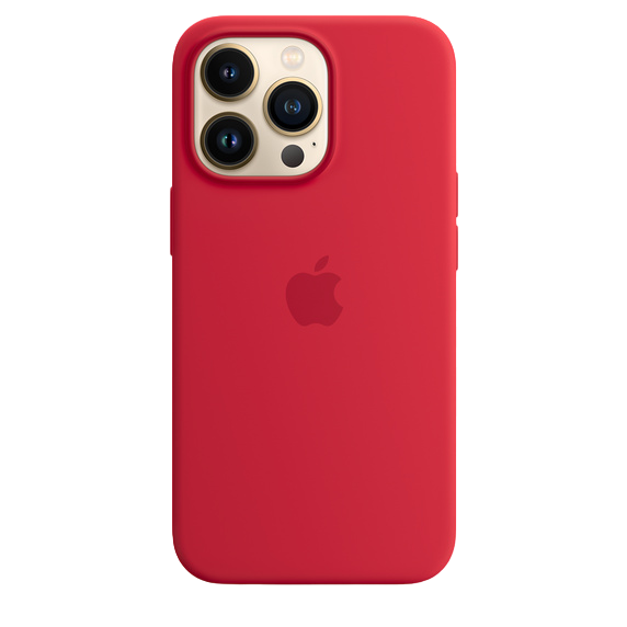 Силиконовый чехол для iPhone 13 Pro с MagSafe - красный
