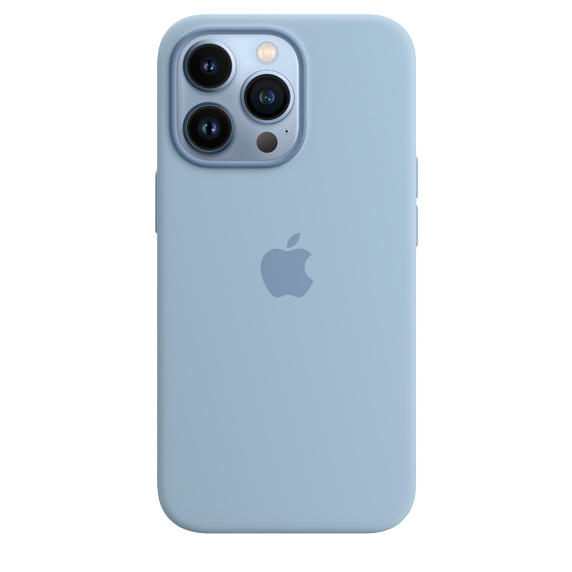 Силиконовый чехол для iPhone 13 Pro с MagSafe - синий туман