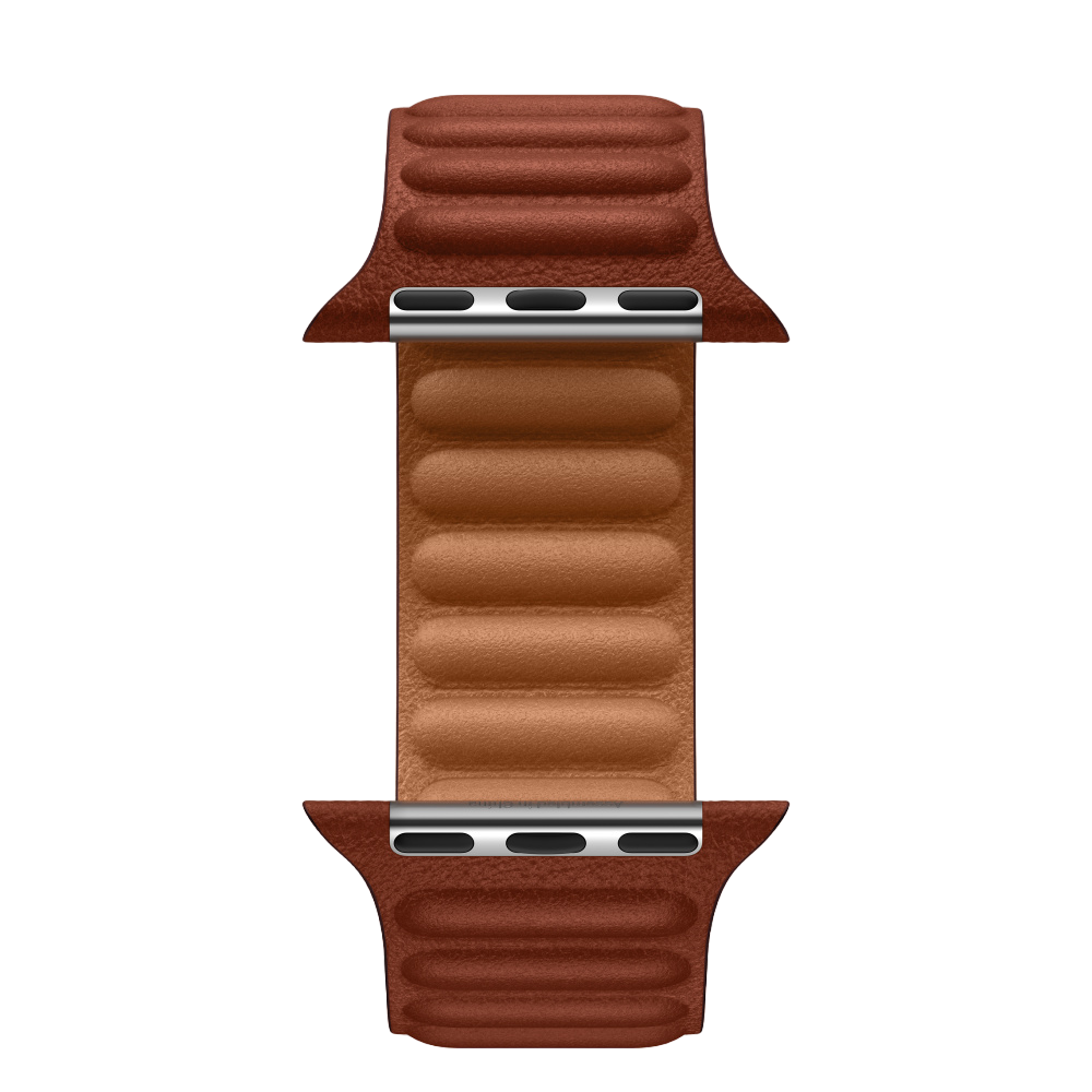 Ремешок Apple 41mm Golden Brown Leather Link S/M