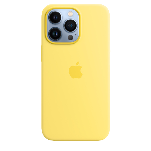 Силиконовый чехол для iPhone 13 Pro с MagSafe - цедра лимона
