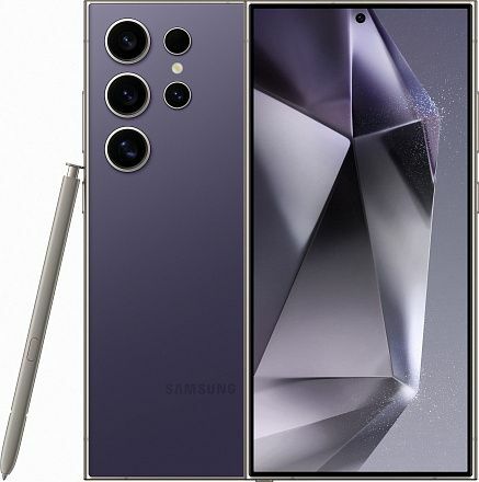 Смартфон Samsung Galaxy S24 Ultra 256 ГБ фиолетовый титан Смартфон Samsung Galaxy S24 Ultra 256 ГБ фиолетовый титан